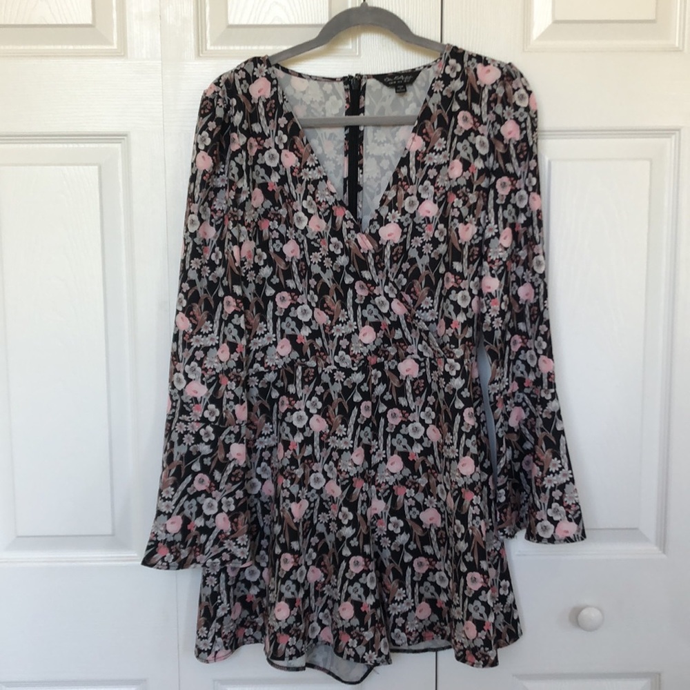 Long Sleeve Flowy Romper